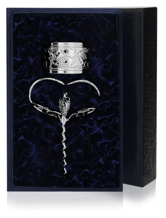 Набор «Виноград» кольцо для бутылки, штопор