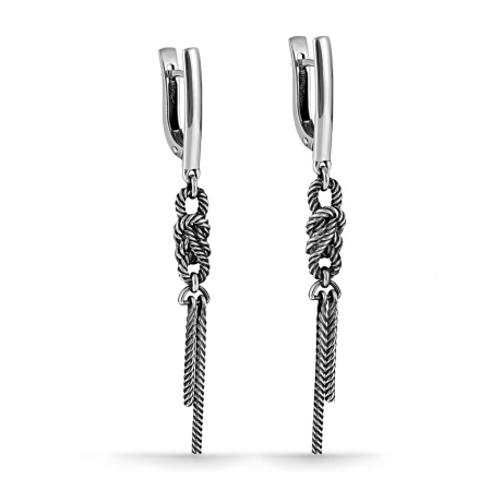 Серебряные серьги «Канаты»