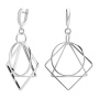 Серьги из серебра «Геометрия»