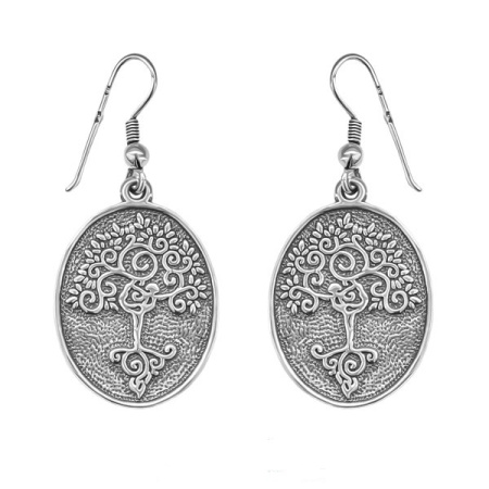 Серьги из серебра «Балет»