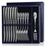 Серебряный набор «Единство» 12 предметов ножи и вилки
