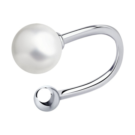 Серебряная каффа с жемчугом Sokolov