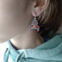 Серьги «Царевна» из серебра