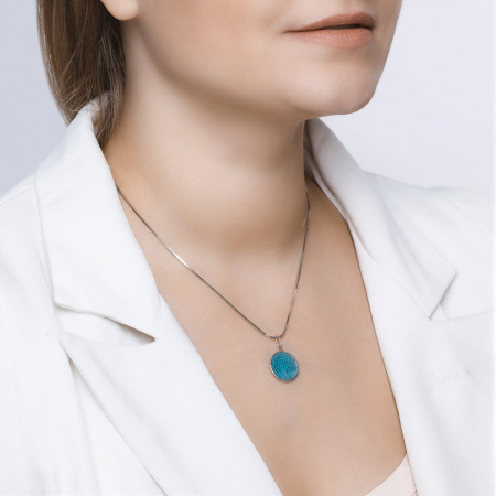 Подвеска из серебра с эмалью «Древо жизни»