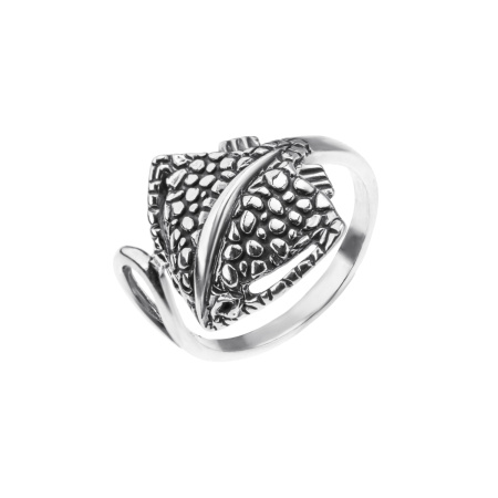 Кольцо серебряное «Хвостокоп»