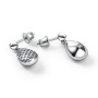 Серьги из серебра «Капля»