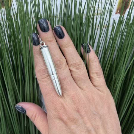 Серебряный кулон «Патрон»