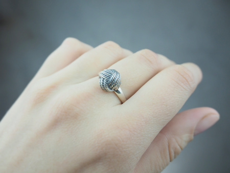 Серебряное кольцо «Крепкий узел»