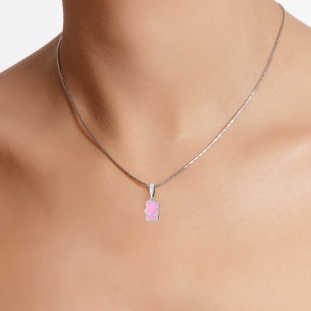 Серебряная подвеска с эмалью