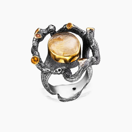 Серебряное кольцо «Родник Жизни»