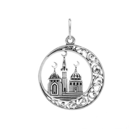 Подвеска из серебра «Мусульманская»