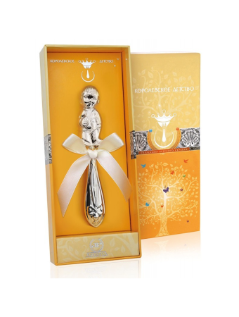 Серебряная погремушка «Мальчик»