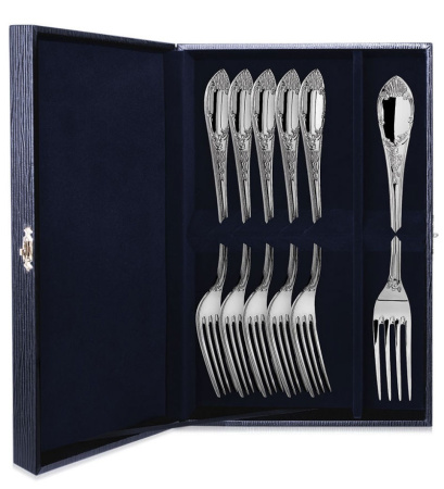 Серебряный набор «Престиж» 6 столовых вилок
