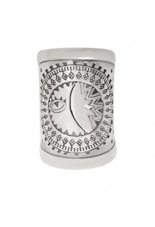 Серебряное кольцо «День Ночь»