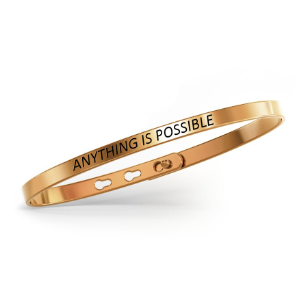 Браслет из серебра «Anything is possible»