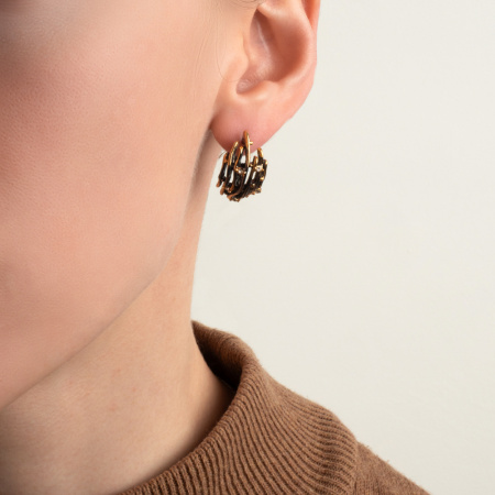 Серебряные серьги «Ледяной дождь»