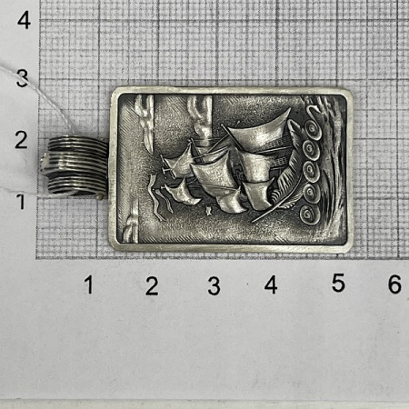 Серебряный кулон «Парусник»