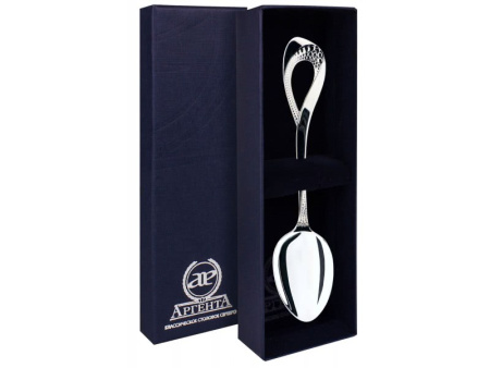 Серебряная чайная ложка «Мимоза»