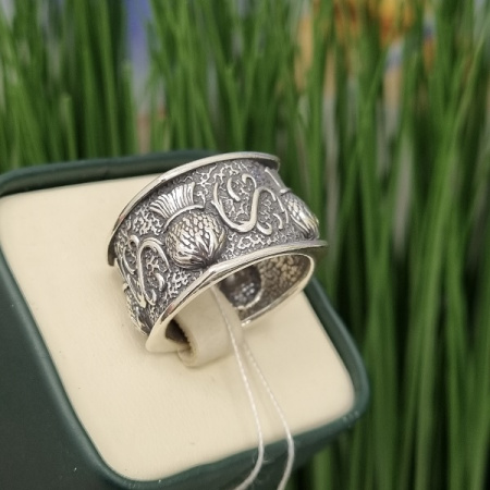 Серебряное кольцо «Чертополох»