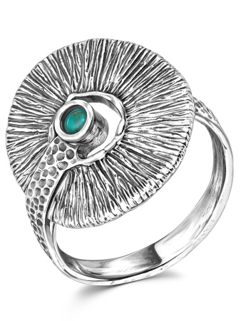 Серебряное кольцо с бирюзой