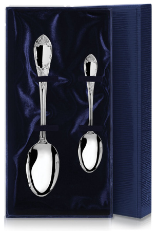 Серебряный набор «Престиж» столовая и чайная ложки