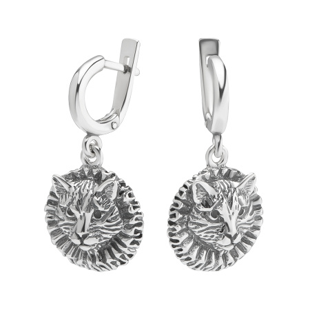 Серьги из серебра «Вельможа»