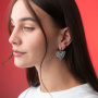 Серьги из серебра «A la Rus» Кокошник