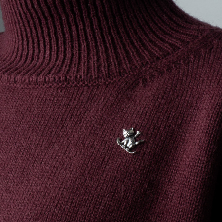 Значок из серебра «Сноубординг»