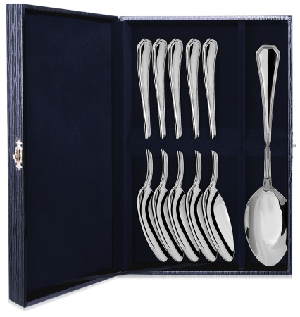 Серебряный набор «Элегант» 6 столовых ложек