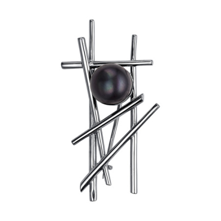 Брошь «Жемчужная геометрия»