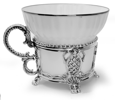 2 чашки чайные «Меценат» с ложками