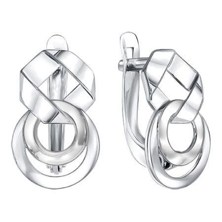 Серебряные серьги «Геометрия»