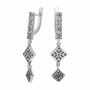 Серебряные серьги «Хоровод»