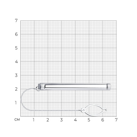 Серебряный зажим