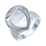 Серебряное кольцо с перламутром «Капля»