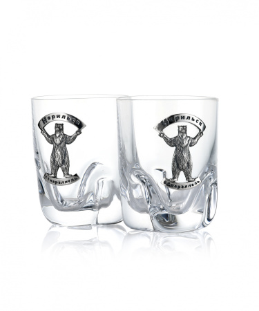 2 водочные стопки «Норильский медведь»