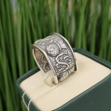 Серебряное кольцо «Чертополох»