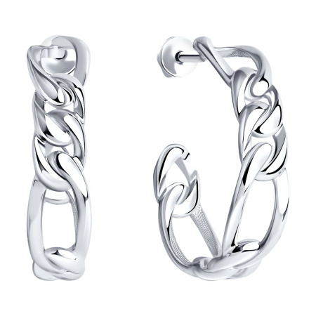 Серьги из серебра SOKOLOV