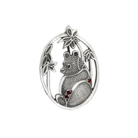 Подвеска из серебра «Панда»