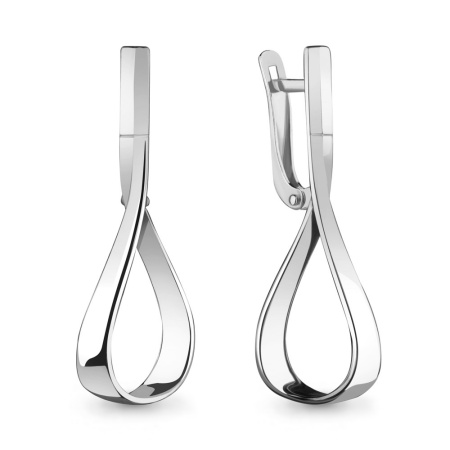 Серебряные серьги «Капля»