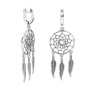 Серебряные серьги «Ловцы снов»