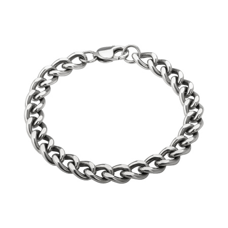 Серебряный браслет Панцирь