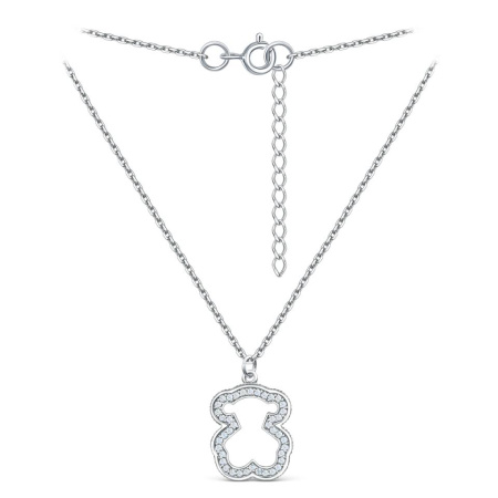 Колье из серебра с фианитами