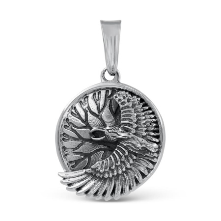 Серебряная подвеска «Орёл»