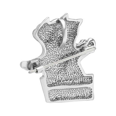 Серебряная брошь «Котаник»