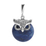 Подвеска из серебра с лазуритом «Сова»
