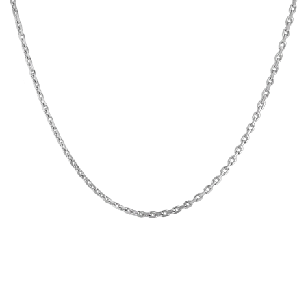 Цепь серебряная «Якорная»