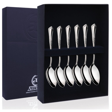 Серебряный набор «Фаворит» 6 кофейных ложек