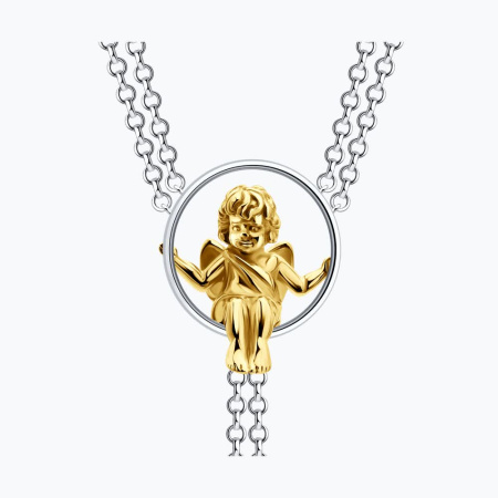 Колье из серебра