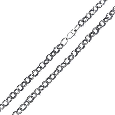 Серебряная цепь «Круглый якорь»